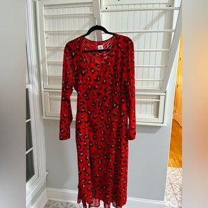 Cabi Long Wrap Dress